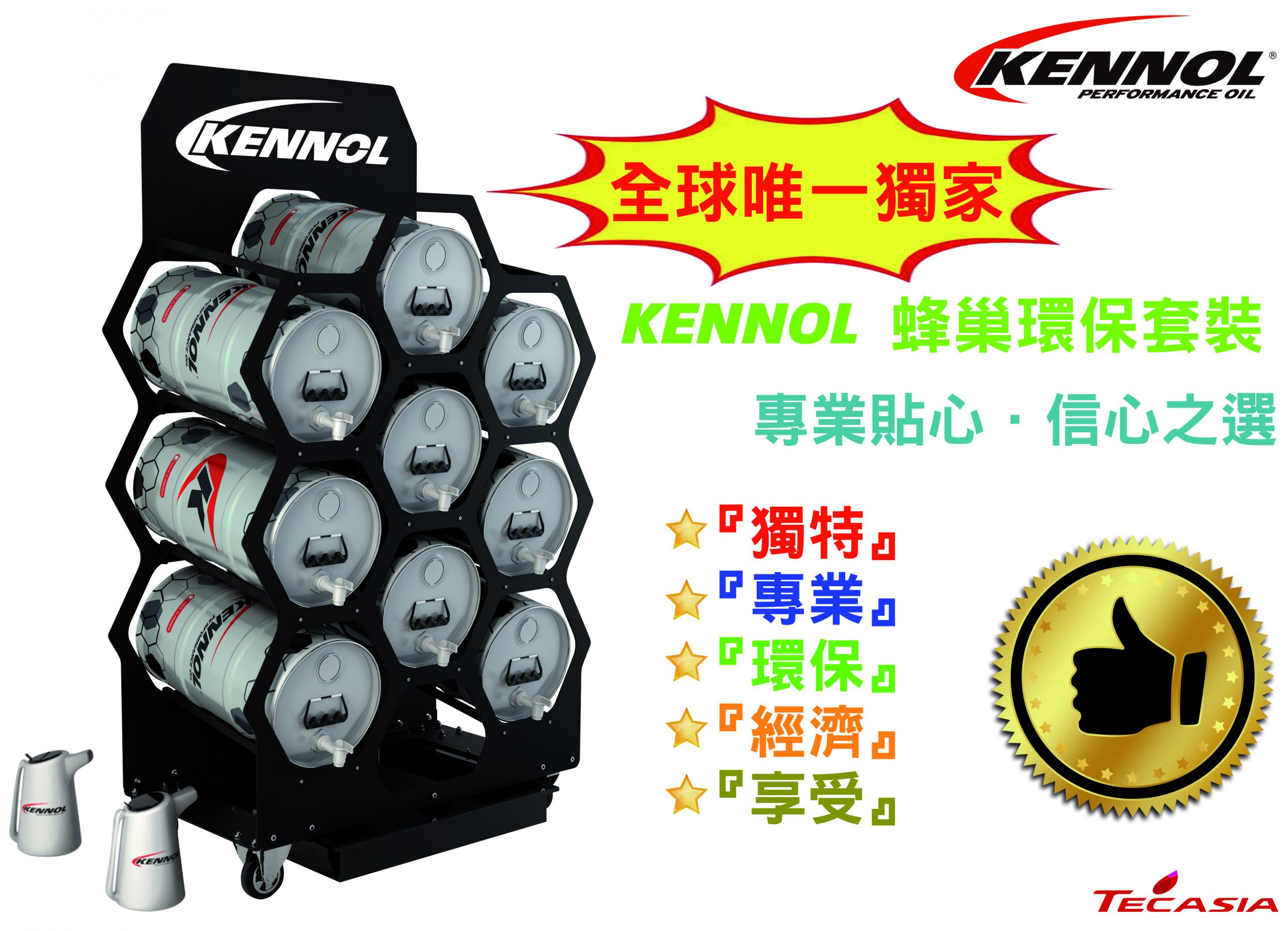 獨家》全球唯一！【KENNOL 蜂巢環保套裝】